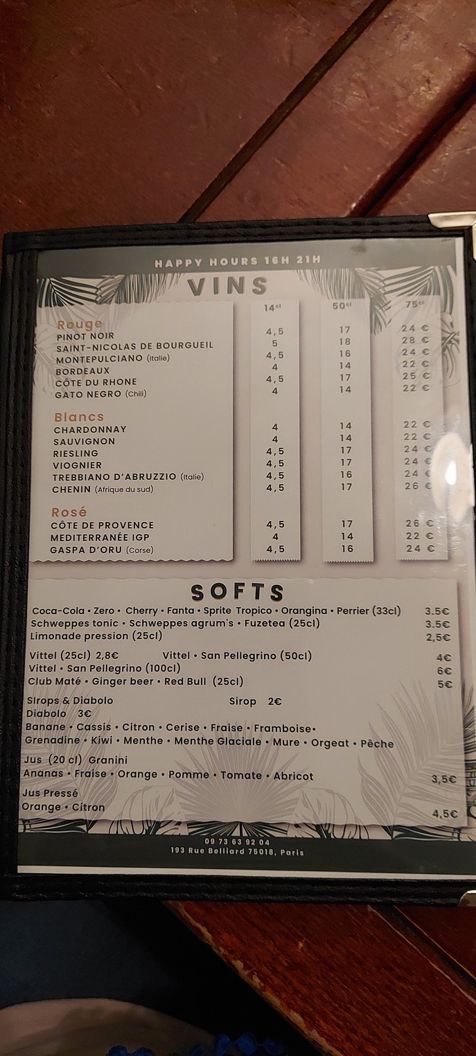 Jade menu 4