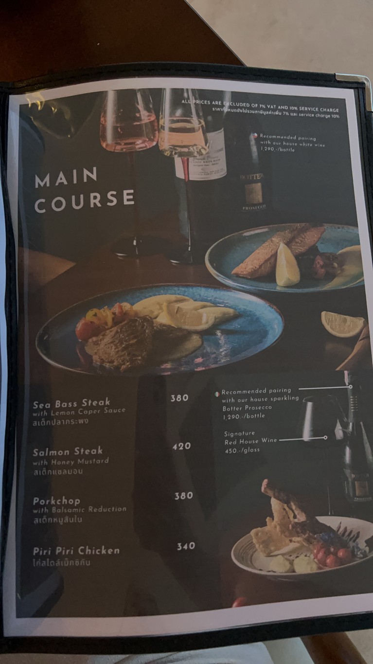 Ballad Riverside Rooftop Bar & Restaurant menu 2