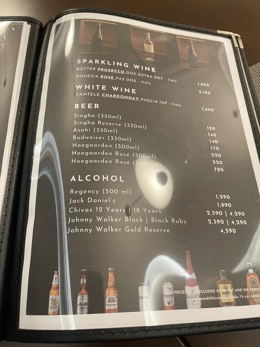 Ballad Riverside Rooftop Bar & Restaurant menu 9