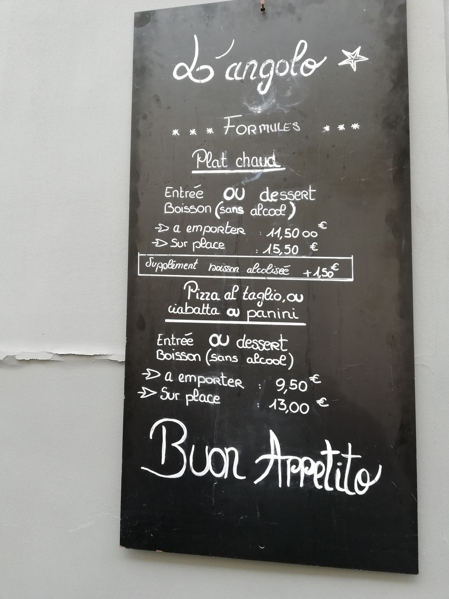 Da Rocco menu 1
