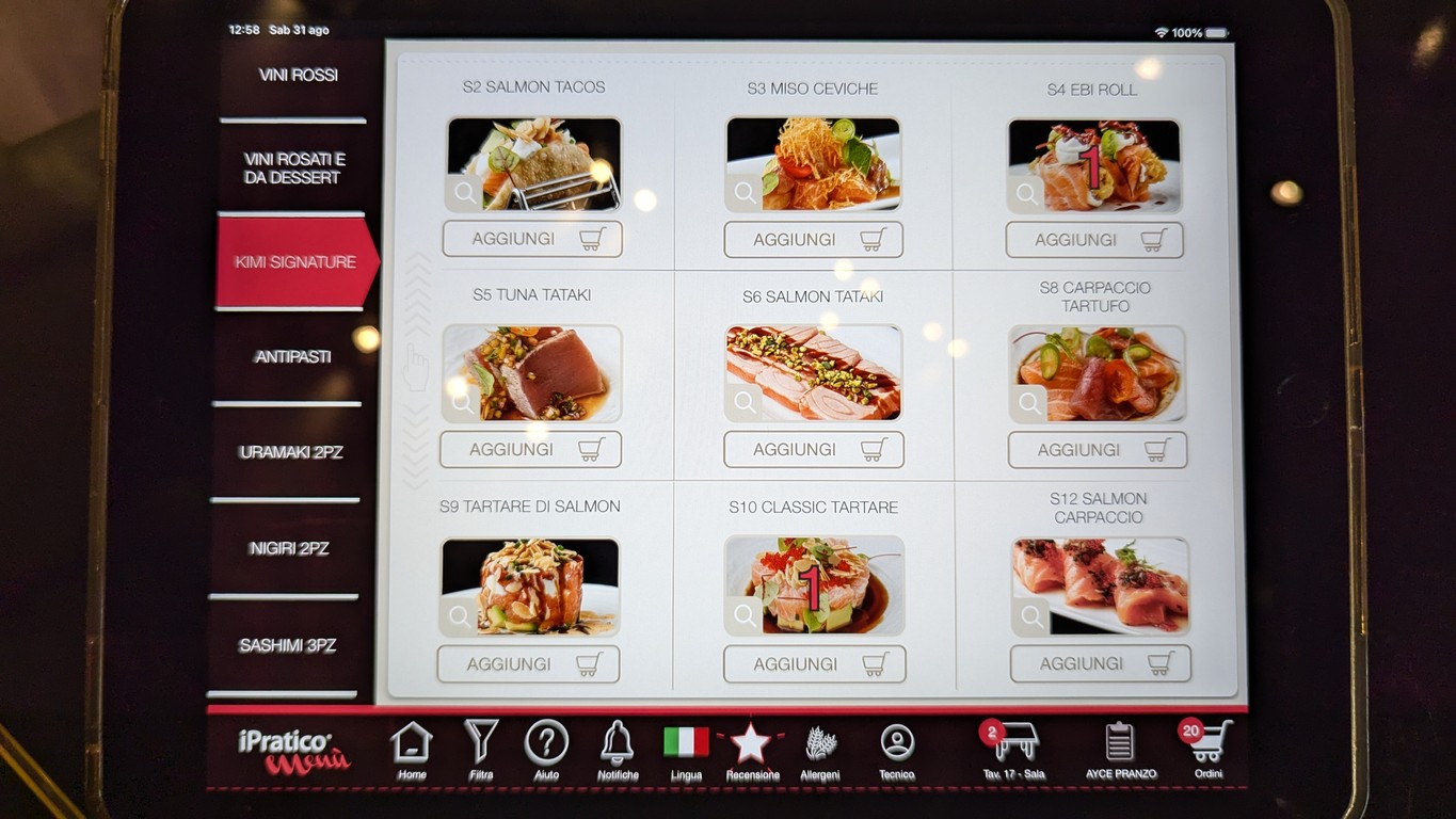 Kimi Sushi Experience menu 1
