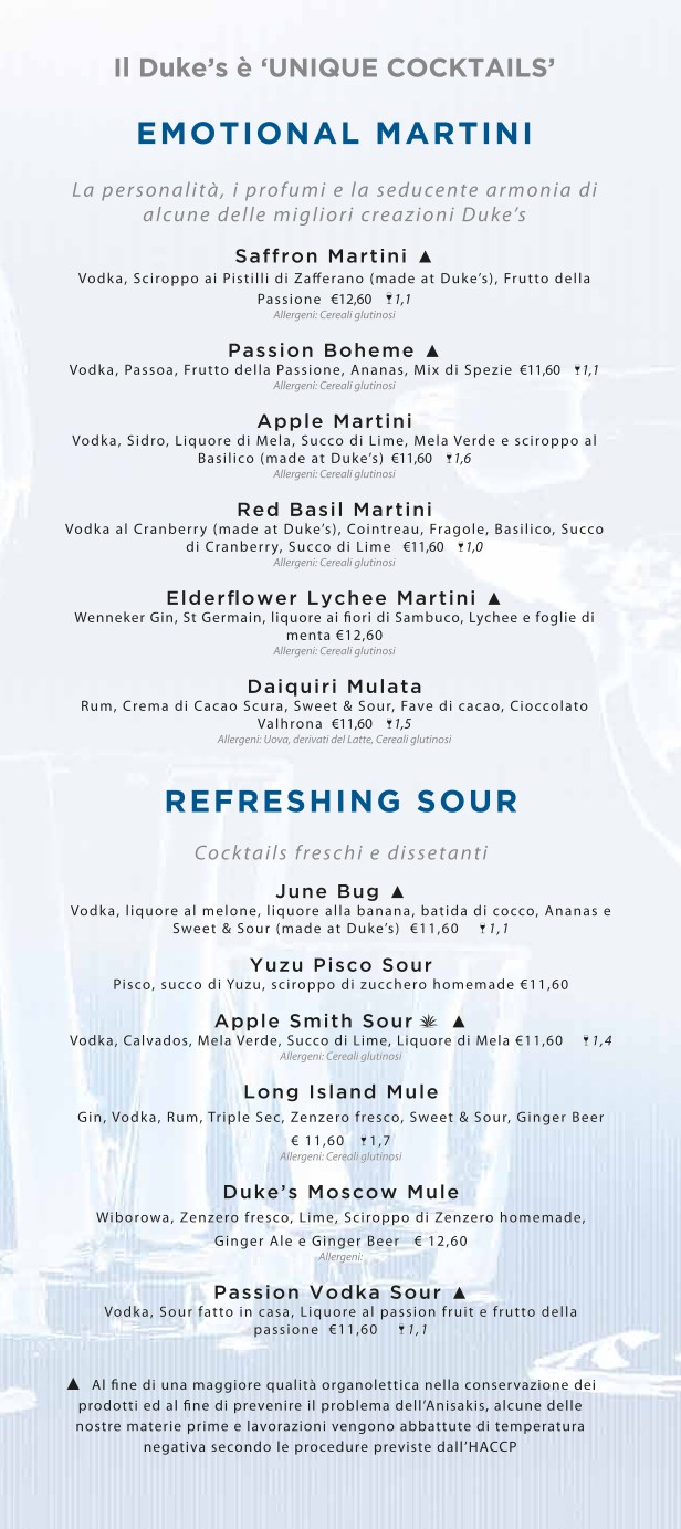 Duke's menu 8