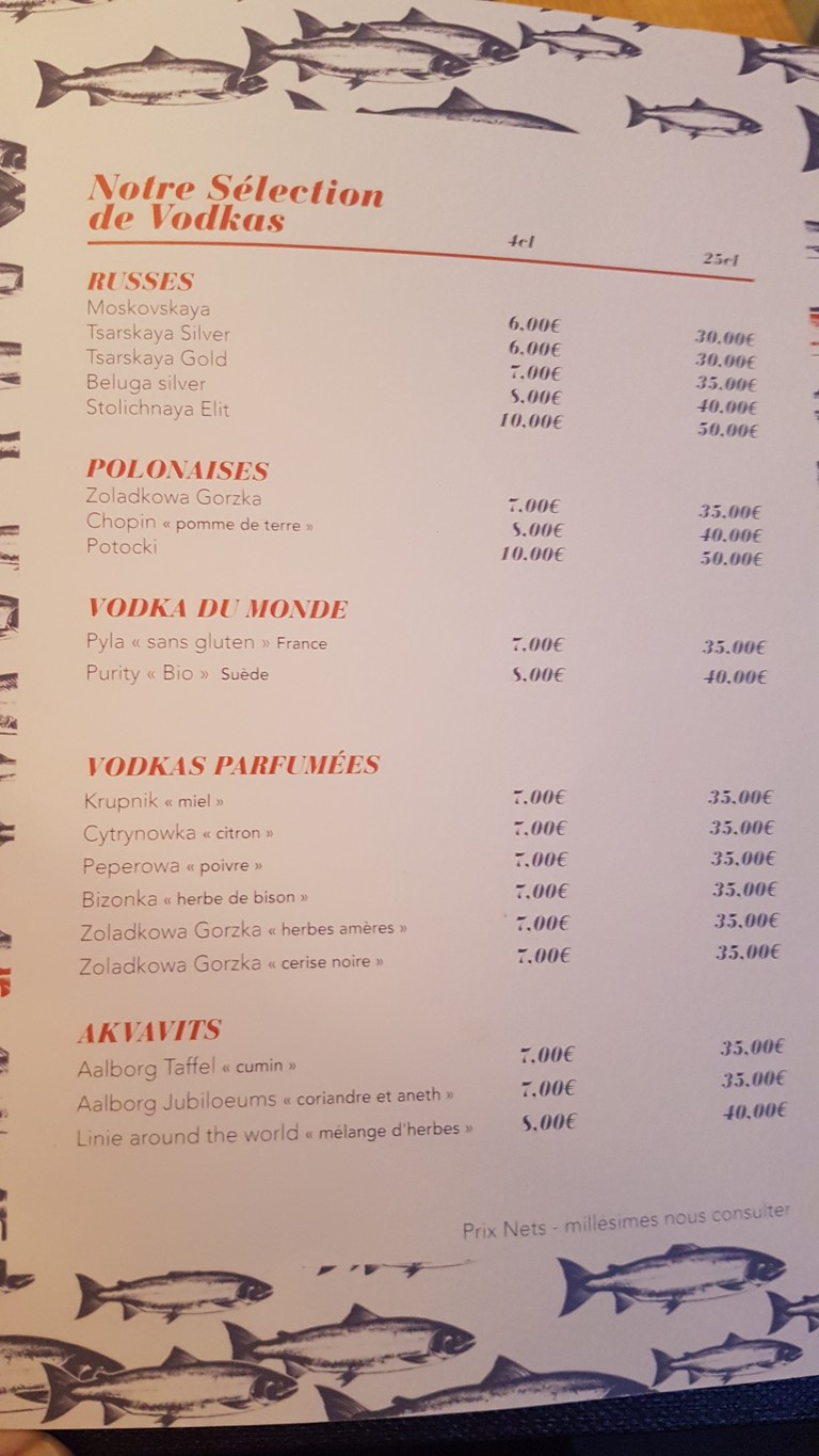 Kaviari Delikatessen - Convention menu 2