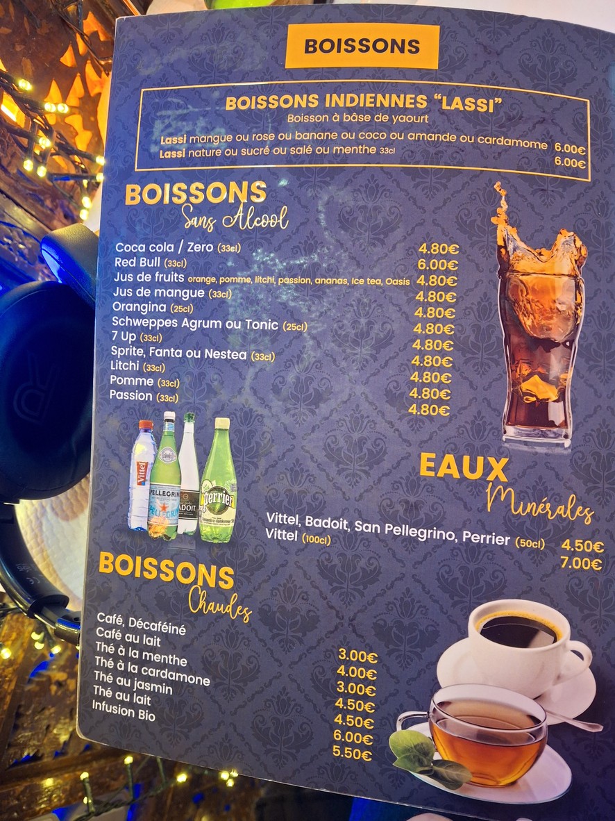 New Dehli menu 5