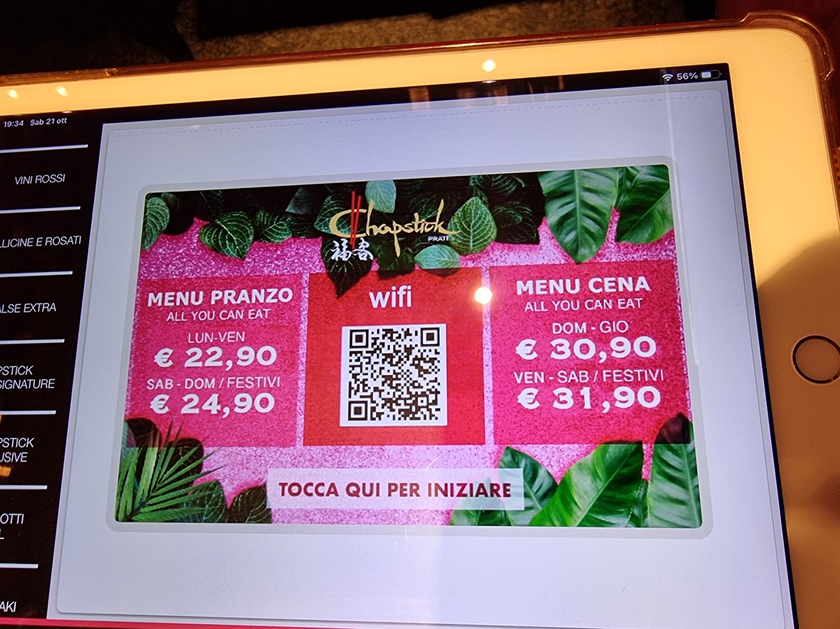 Chopstick Prati menu 1