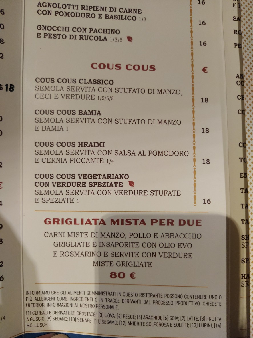 BaGhetto Ristorante Kosher-Portico d'Ottavia menu 4