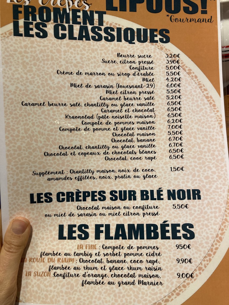 Crêperie Ty Fanch menu 3