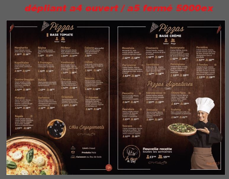 Woodiz Clichy menu 1