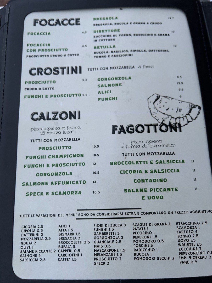 Pizzería Al Ferro menu 1