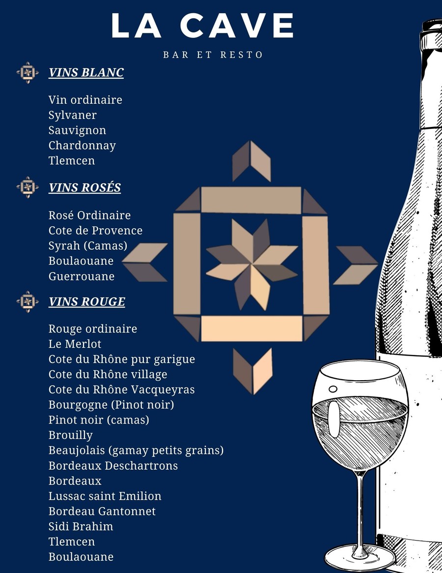 Au Banquier menu 3
