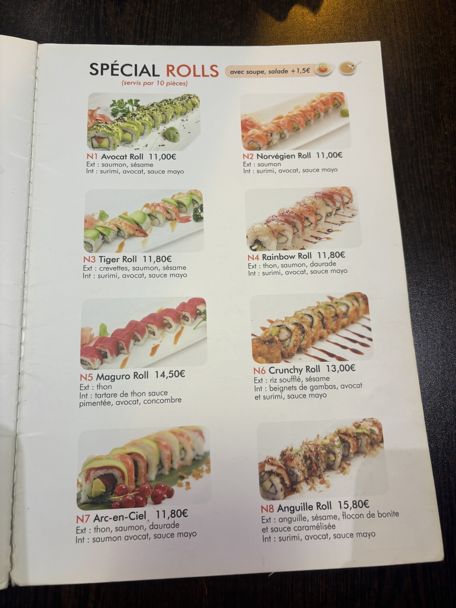 Matsuya menu 3