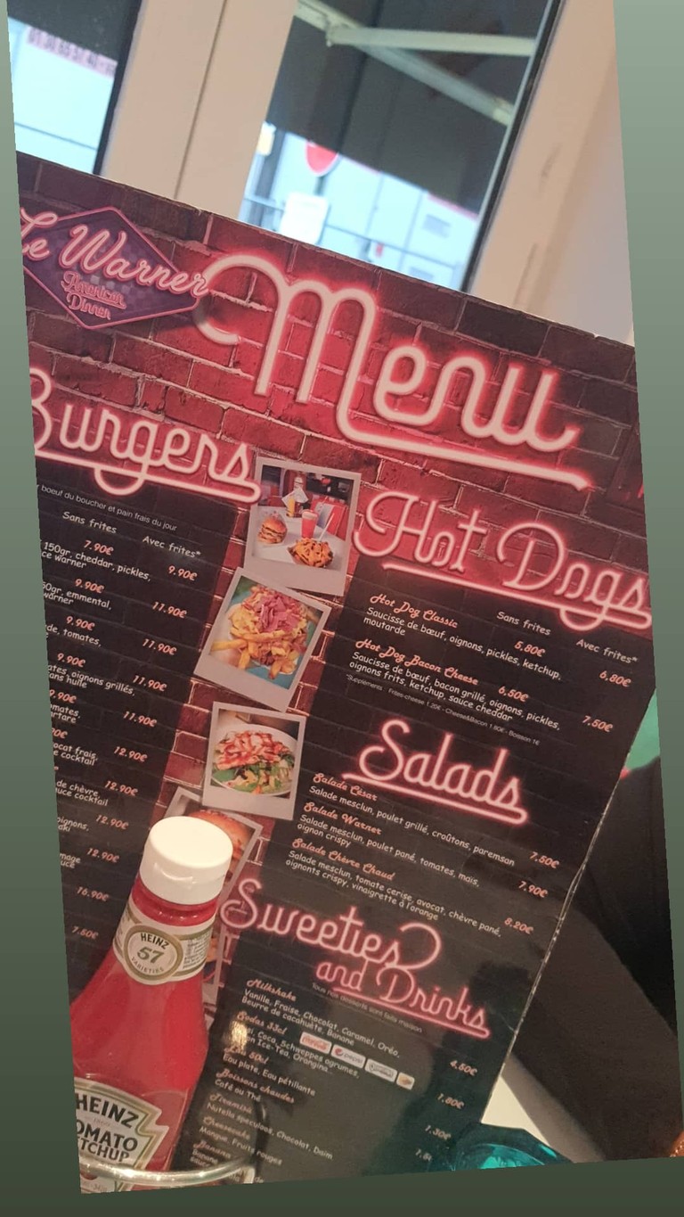 Le Warner Paris Mk menu 1