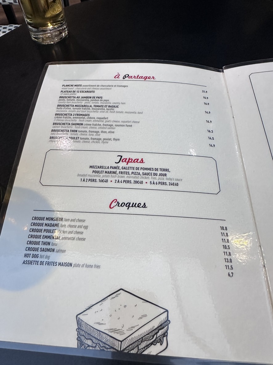 L'Atlantique menu 2
