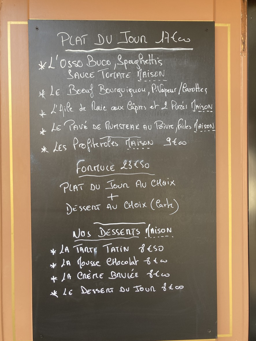 Le Saint Laurent menu 2