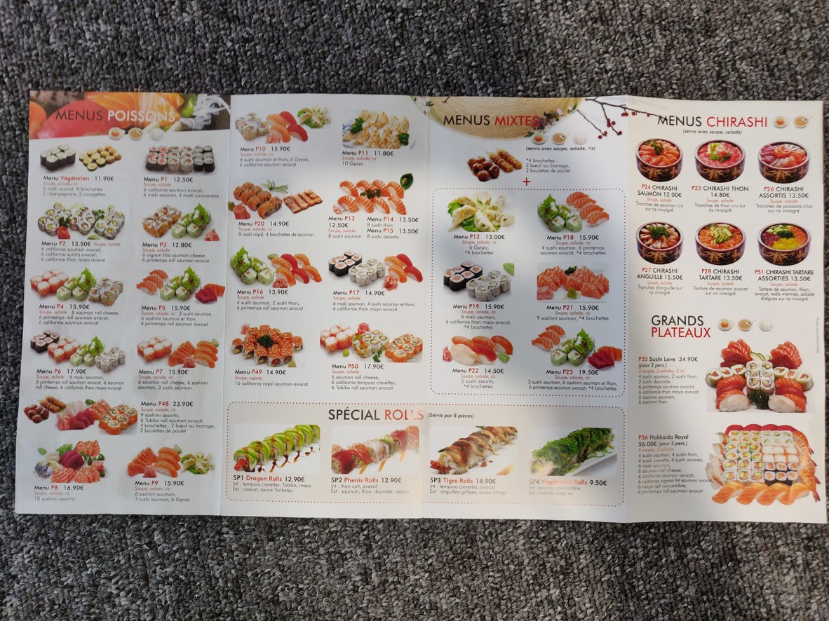 Hokkaido 16 menu 2