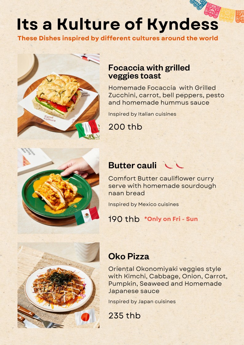 Kynd Kulture menu 3