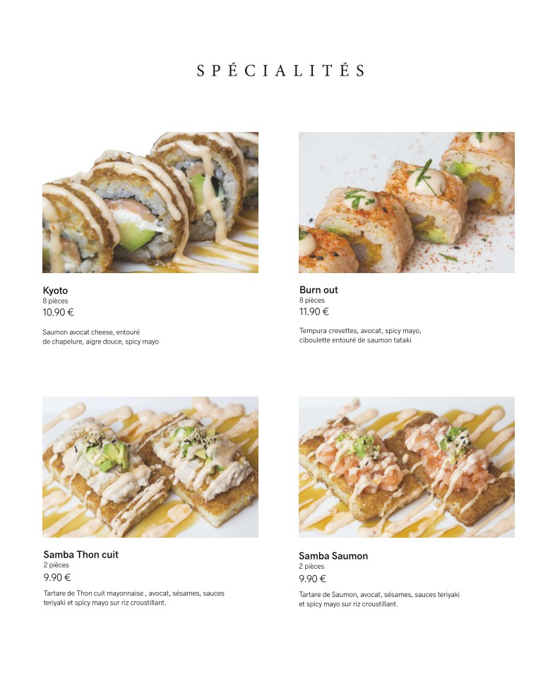 SUSHIBAR menu 4