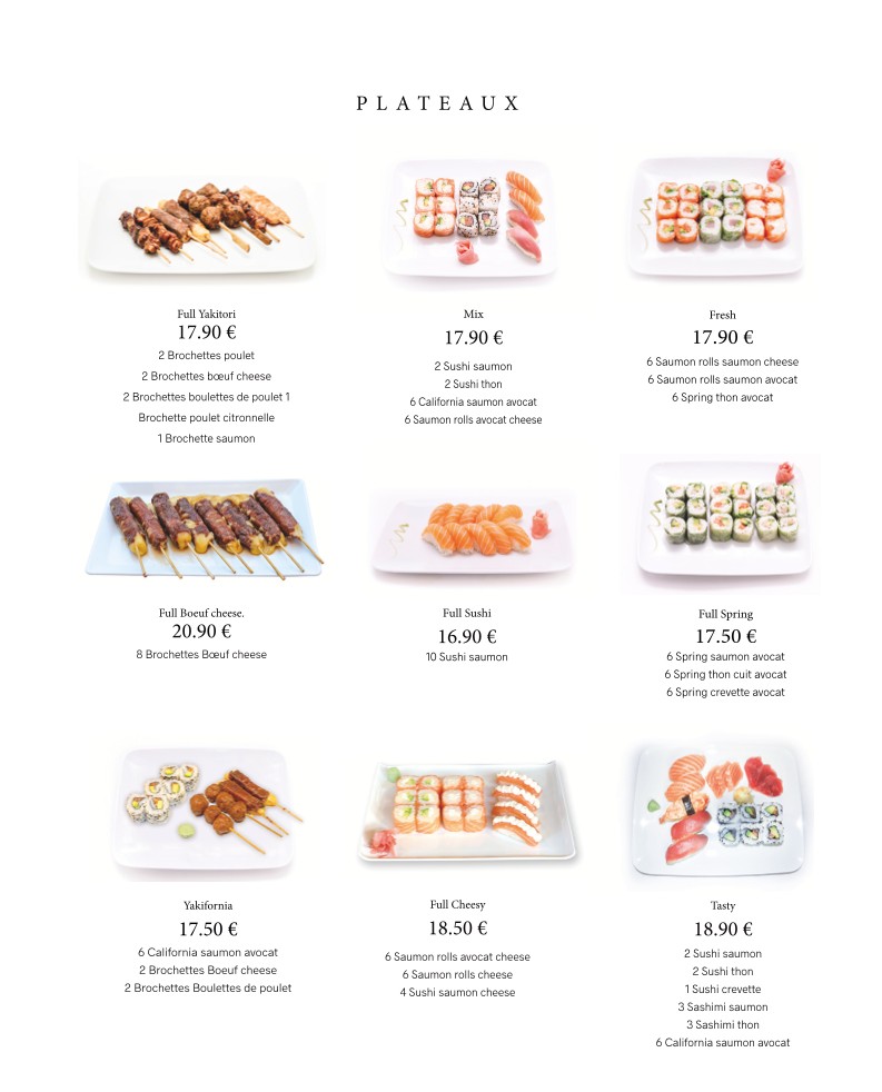 SUSHIBAR menu 6