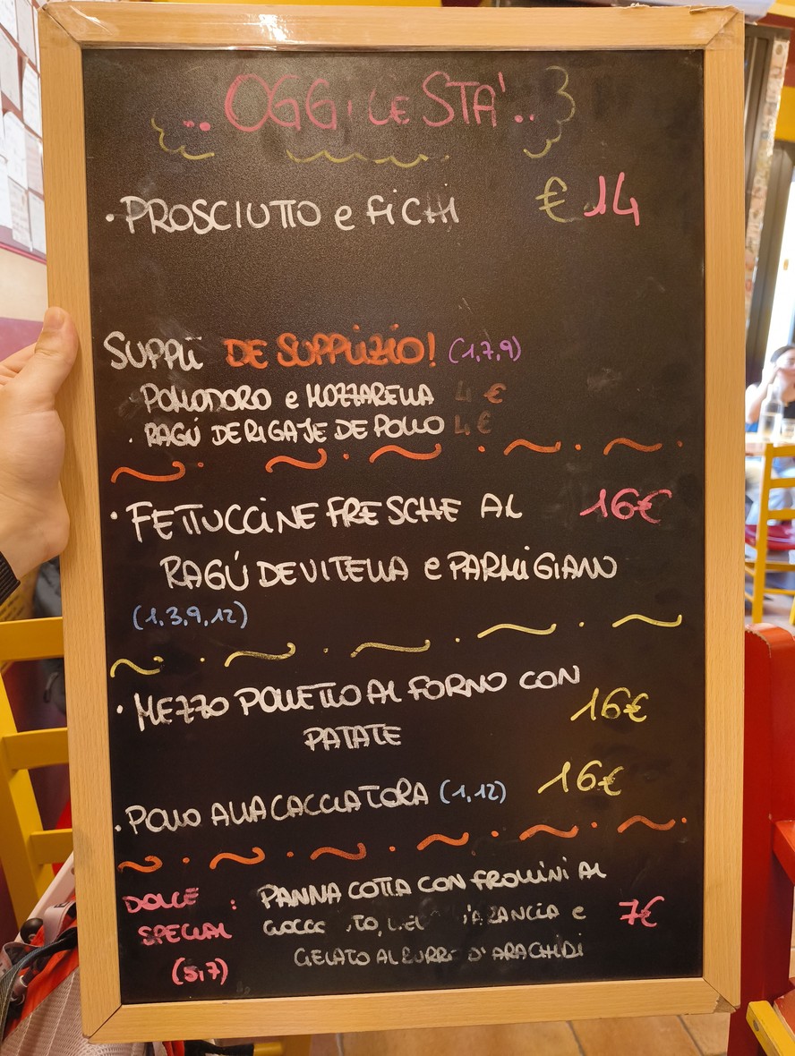 La Fraschetta di Castel Sant’Angelo menu 2