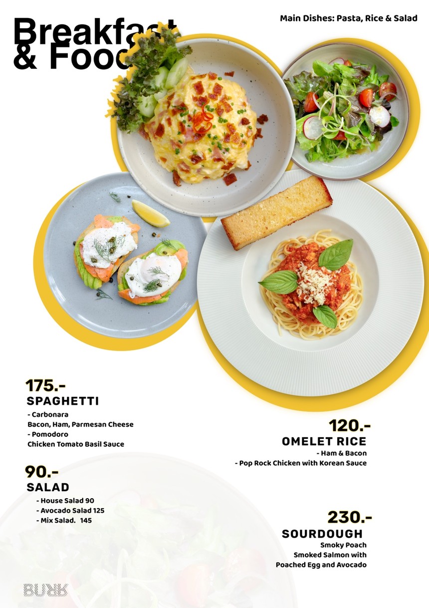 BURR 早餐和手工吐司 靠近 BTS Krung Thon Buri 站 menu 3