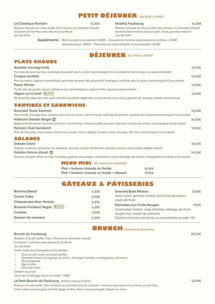 Coffee Faubourg - Restaurant Brunch Paris 9