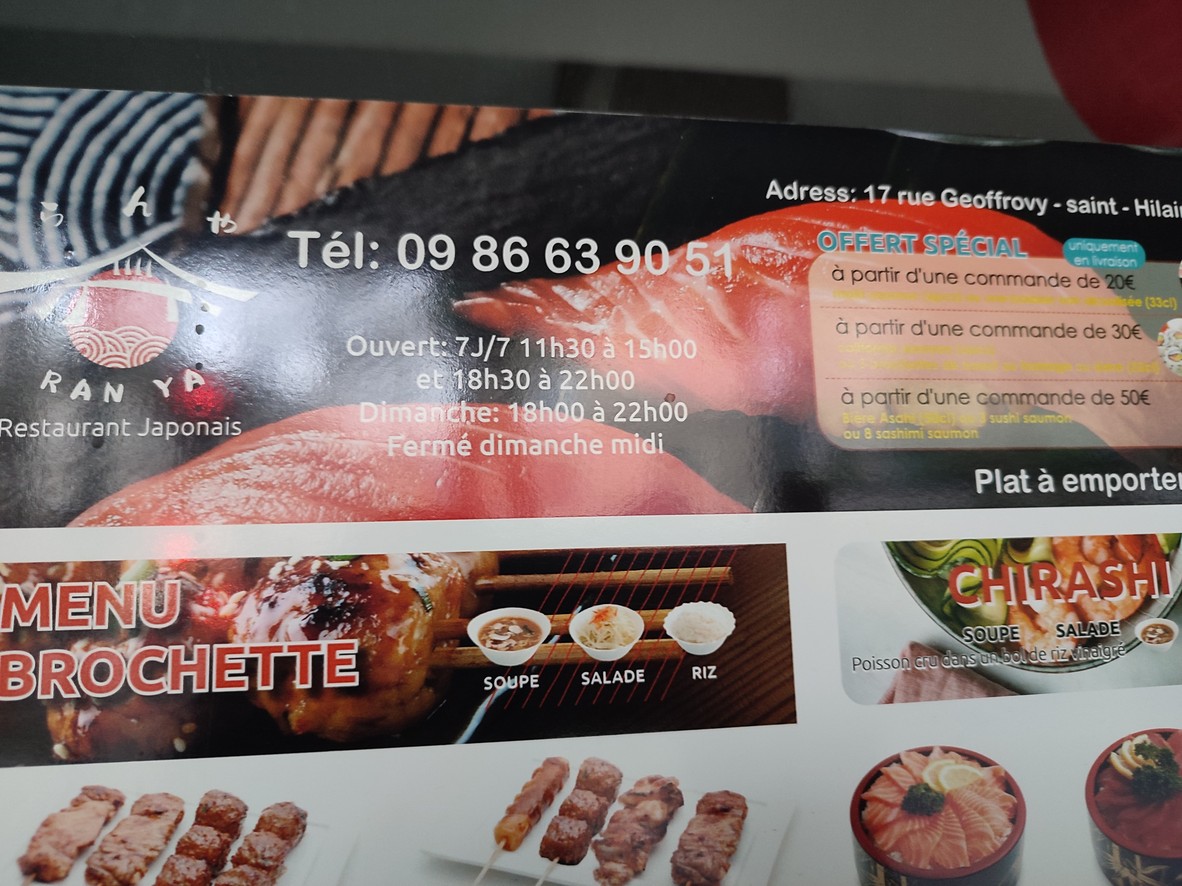 Ranya menu 1