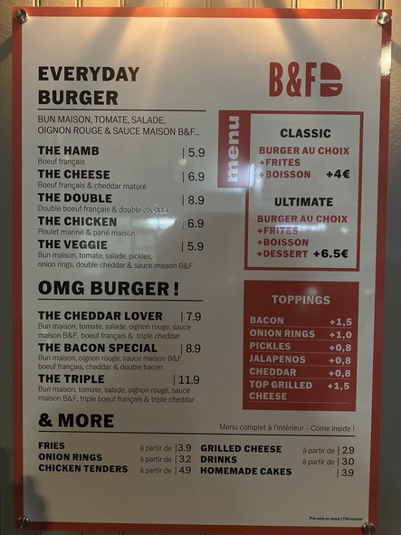 Burger & Fries Auteuil