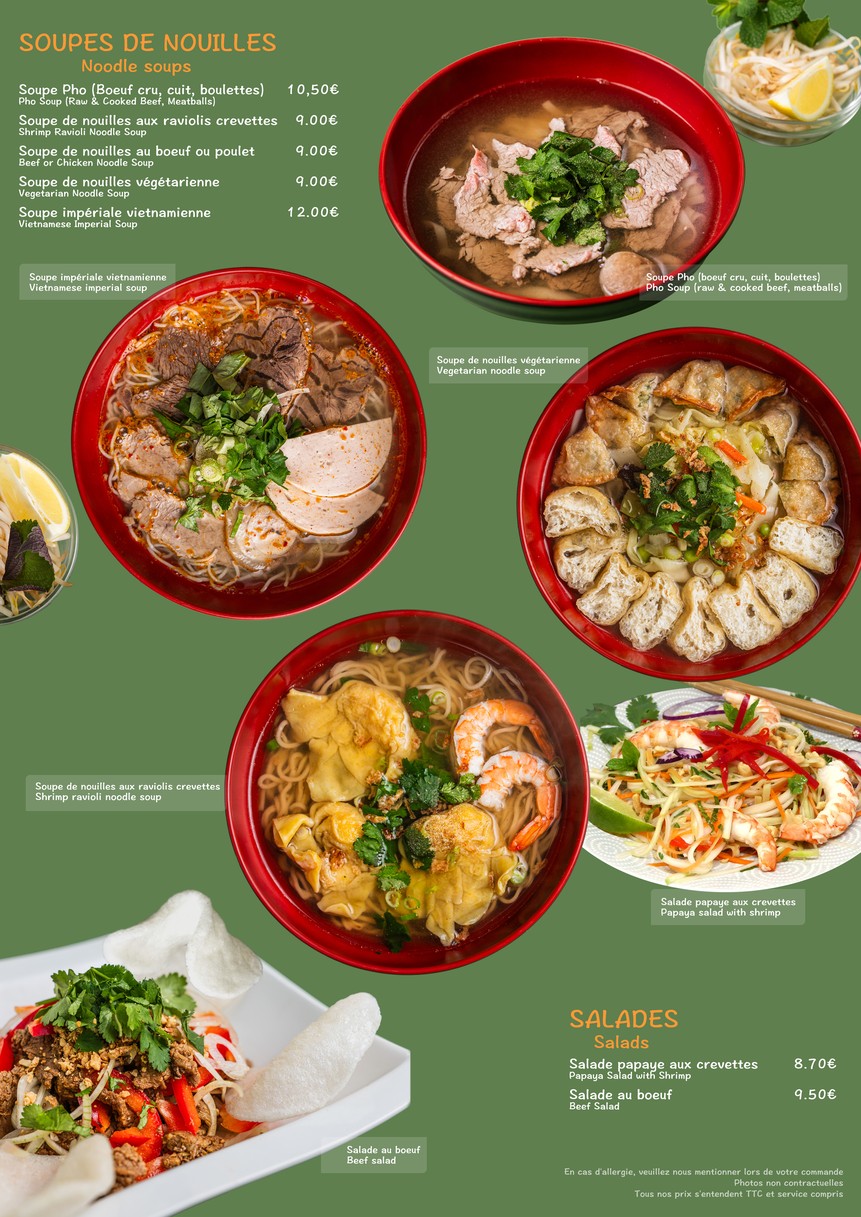 Hai Lúa menu 2