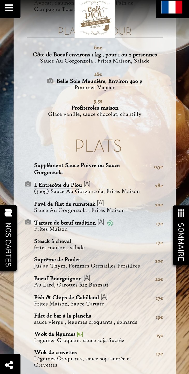 Piou menu 2
