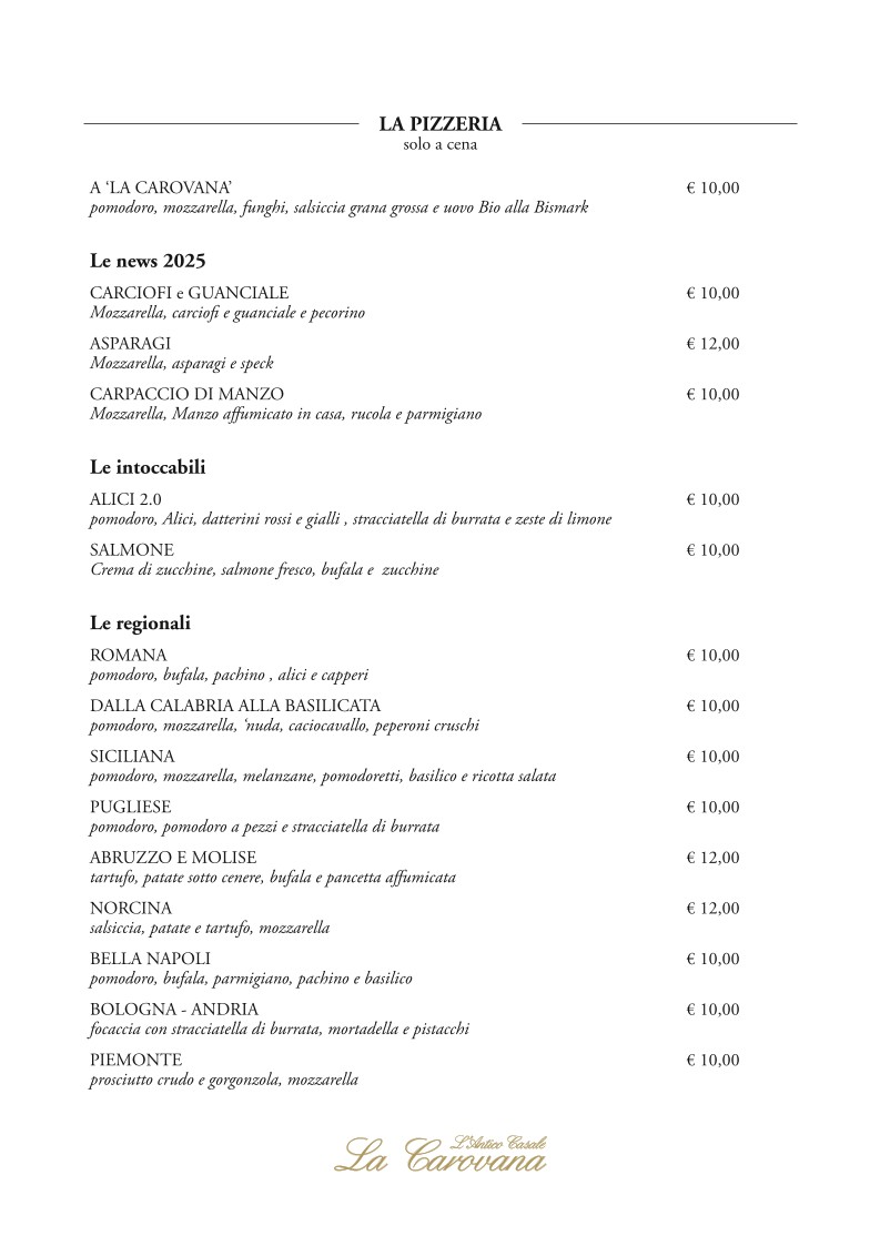 Antico Casale la Carovana menu 4