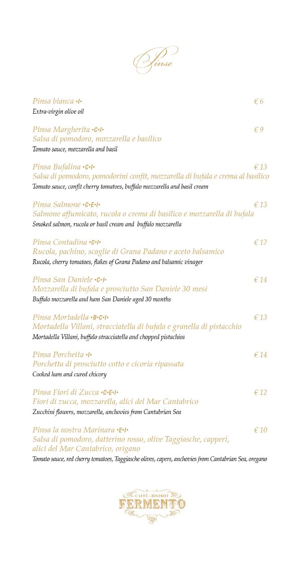 Fermento Bistrot Caffè menu 6