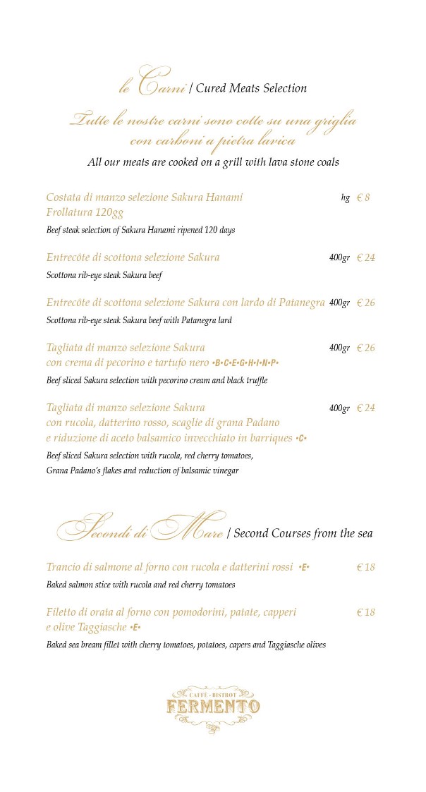 Fermento Bistrot Caffè menu 8