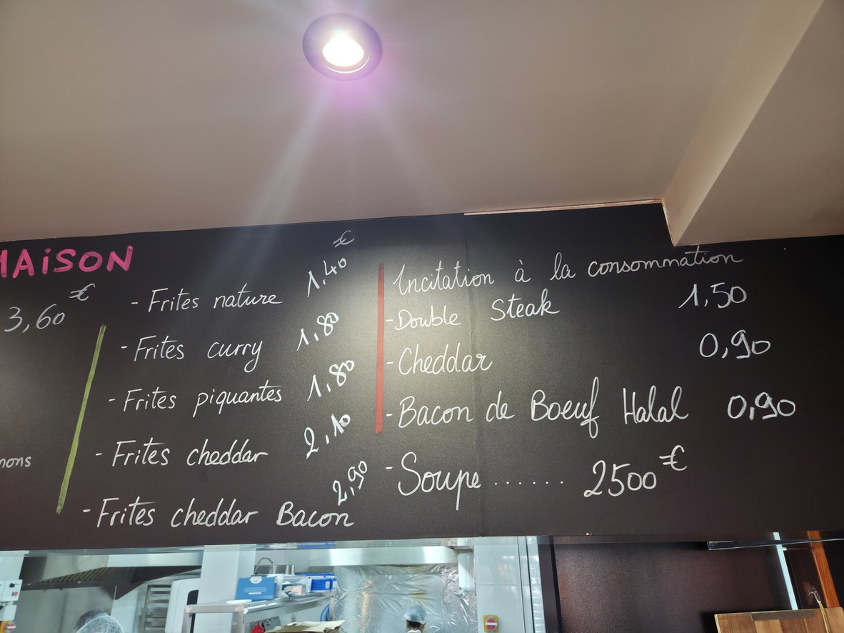 Mangez et cassez-vous ! menu 2