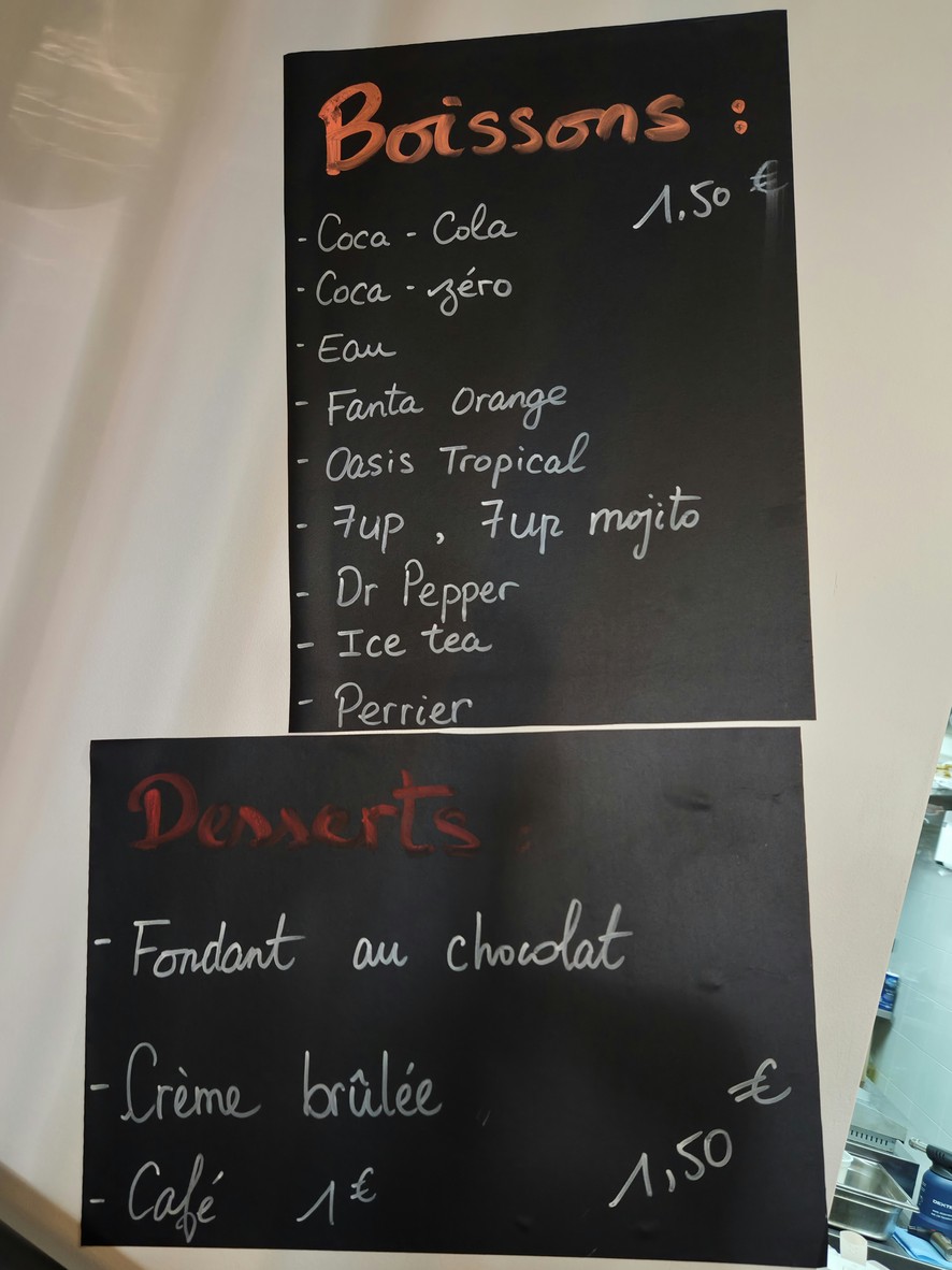 Mangez et cassez-vous ! menu 3