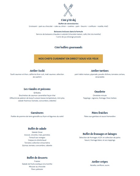 Le Brunch du Diamant Bleu