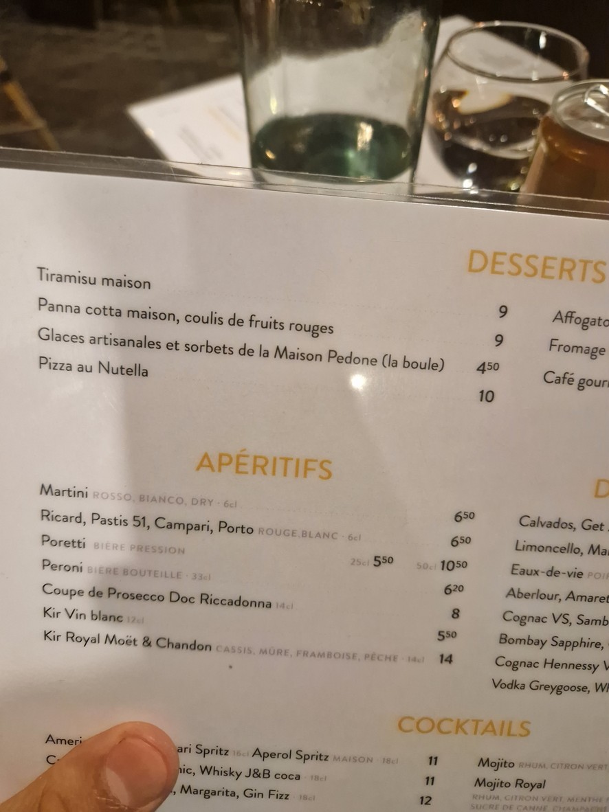 La Piazzetta menu 2