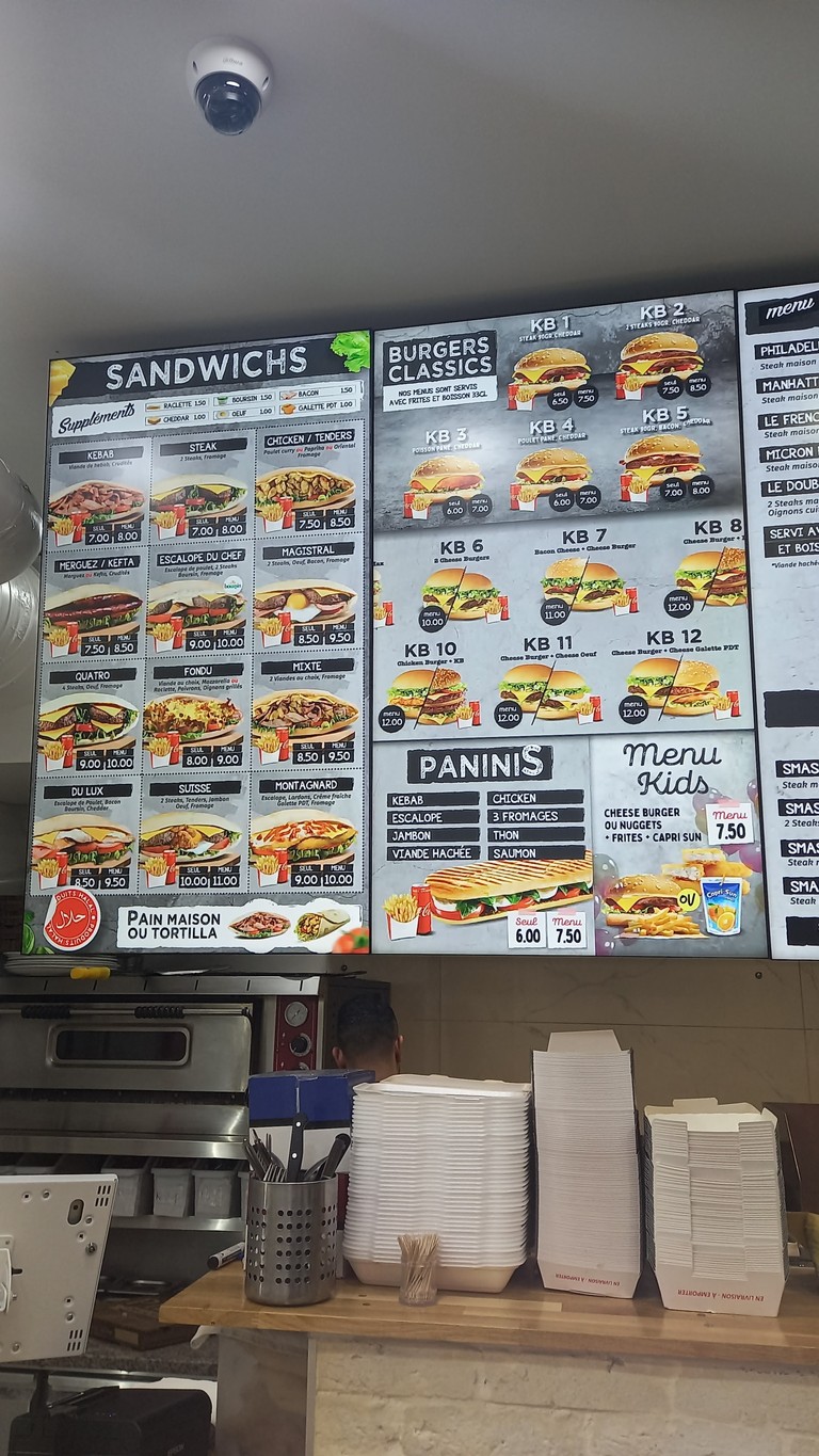 KB GRILL menu 1