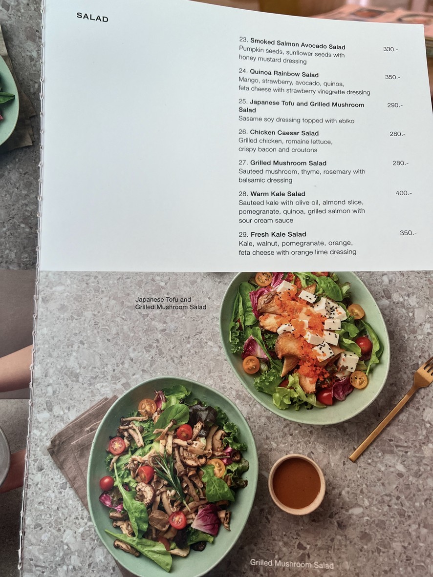 Buttercup menu 4