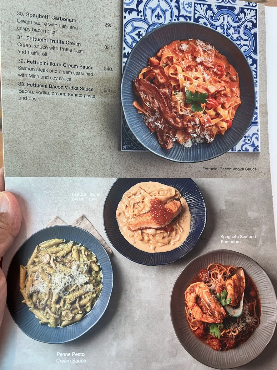 Buttercup menu 5
