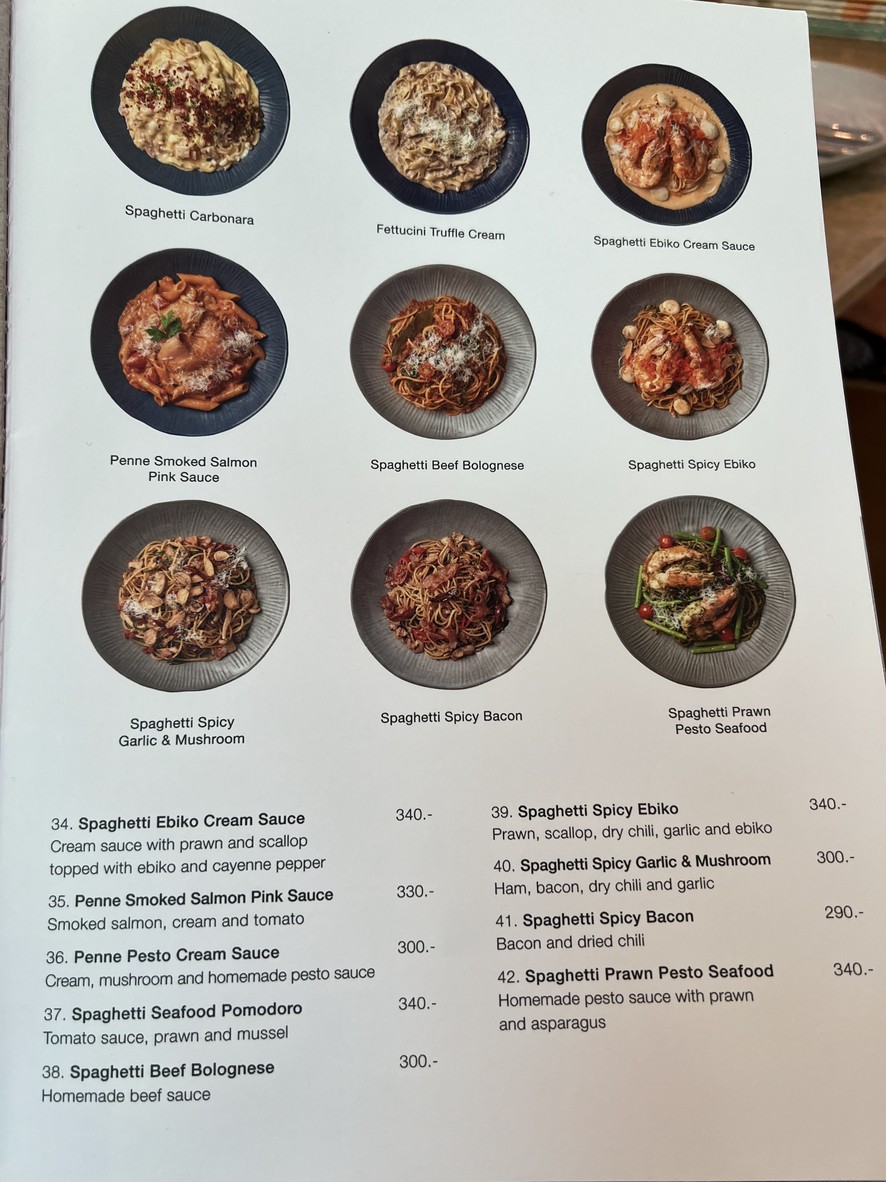 Buttercup menu 6