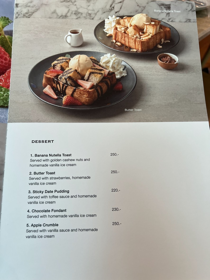 Buttercup menu 7