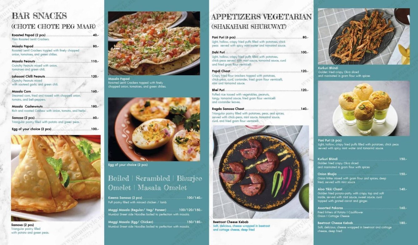 Bombay 2 Beirut (B2B) menu 3