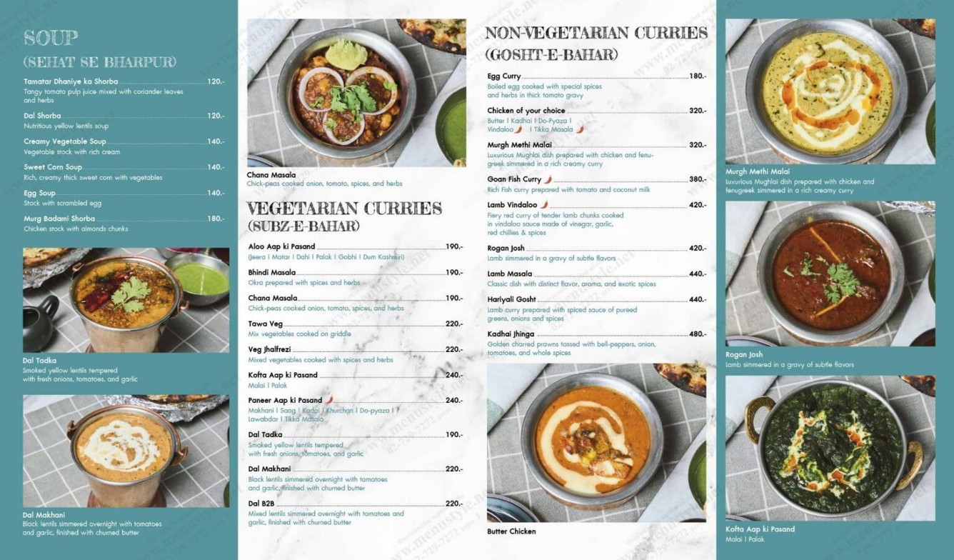 Bombay 2 Beirut (B2B) menu 4
