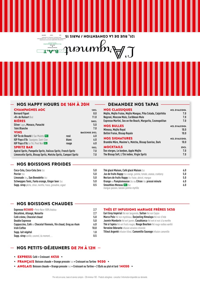 L'Argument menu 2
