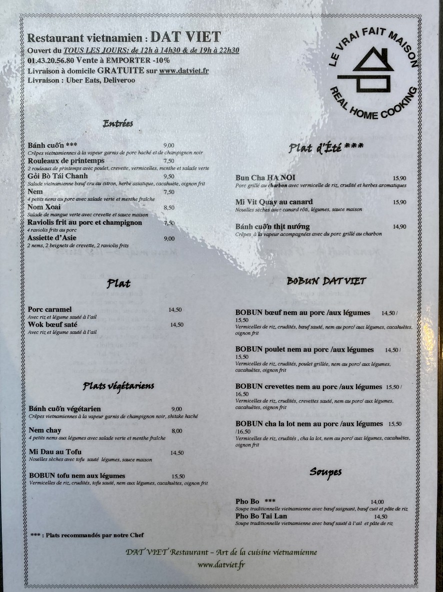 Đất Việt menu 1
