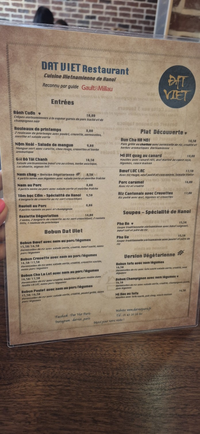Đất Việt menu 2