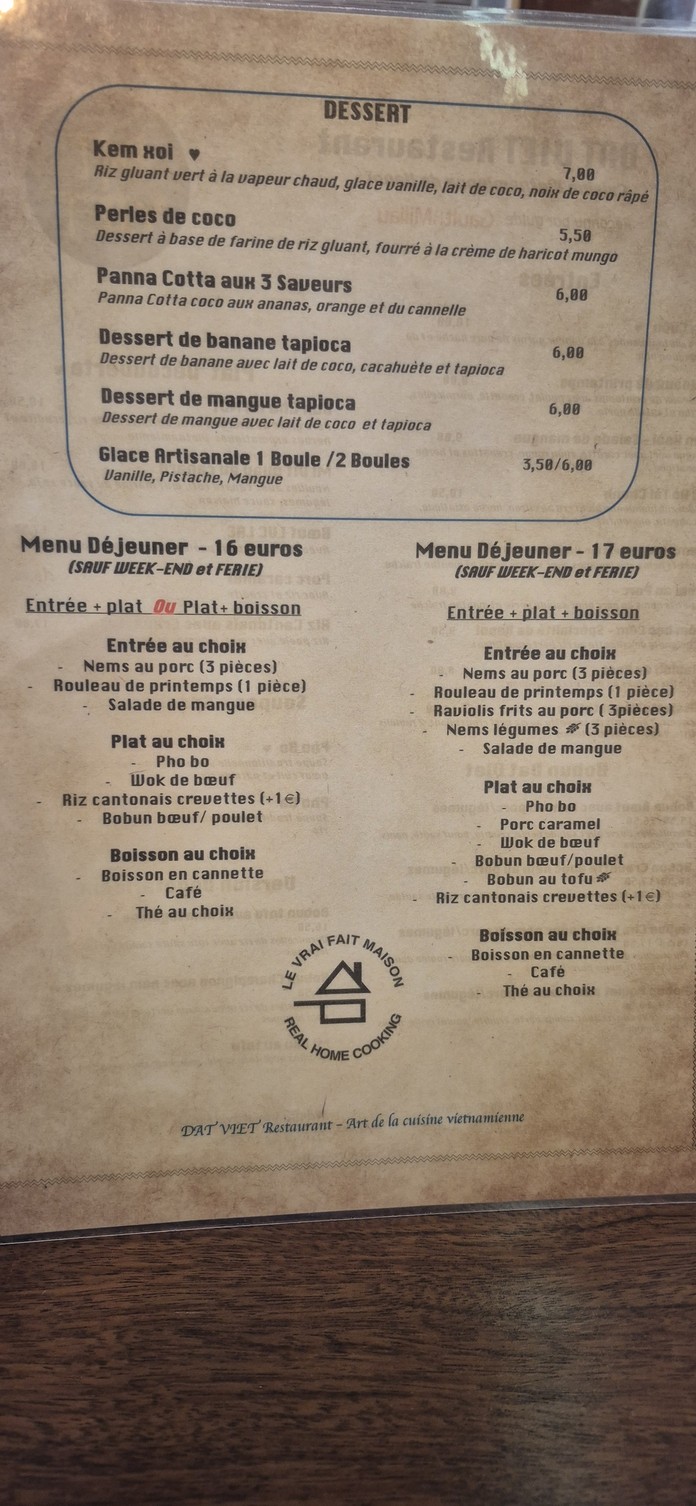 Đất Việt menu 3