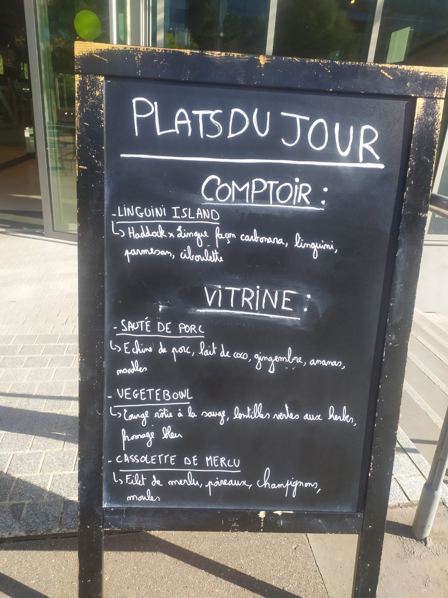Spok - Nanterre I Cantine Du Déjeuner menu 1