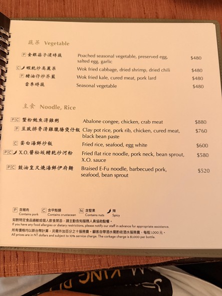 【Taipei Grand Hyatt】Restaurante de Mariscos Cantonés Pearl Liang