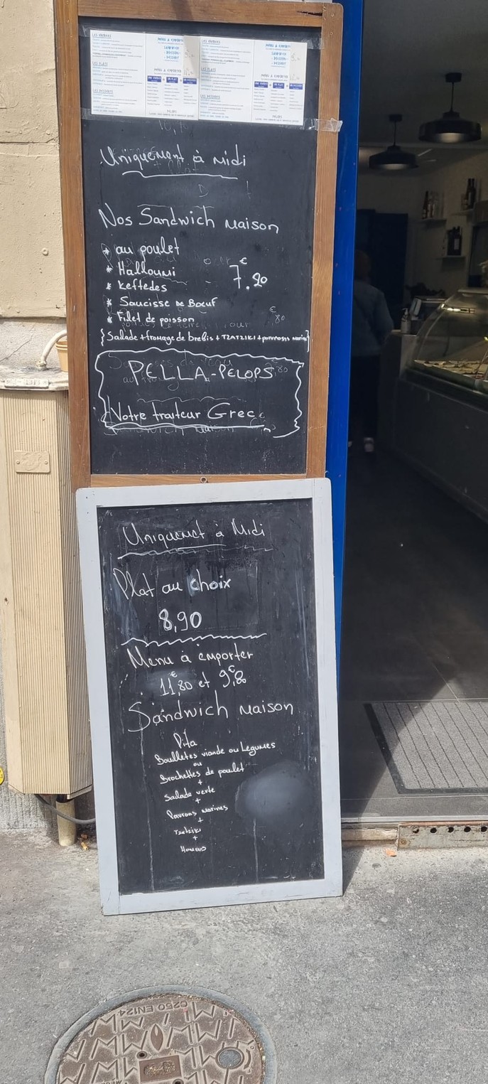 Pelops Keramica menu 1